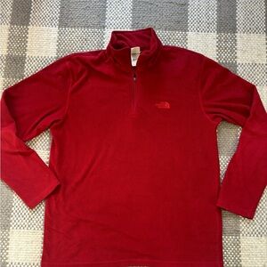 The North Face Red Fleece Pullover Mens Large